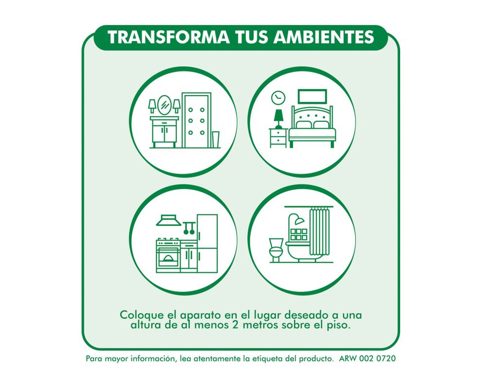 Pack 2 Recarga desodorante ambiental Air Wick Vainilla Navidad Freshmatic 500 ml-1