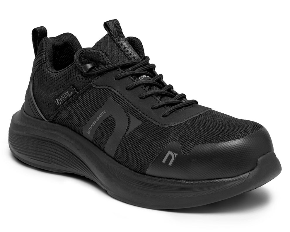 Zapatilla de seguridad hombre Raven CT negro