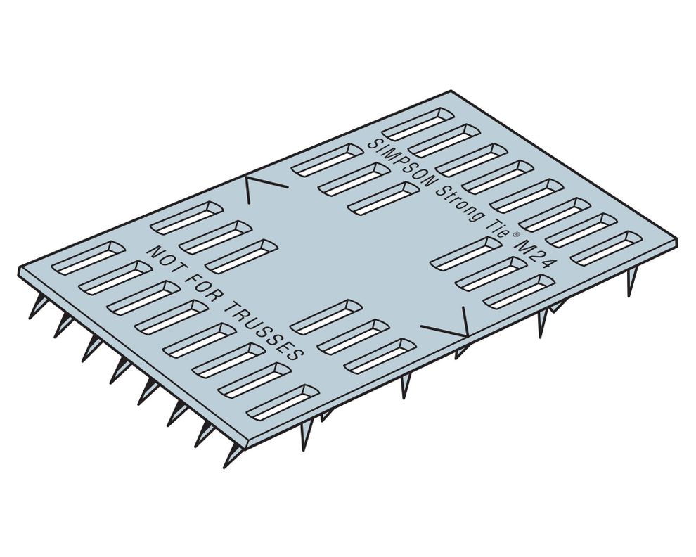 Plato dentado 2x4'' Simpson Strong-Tie.-2