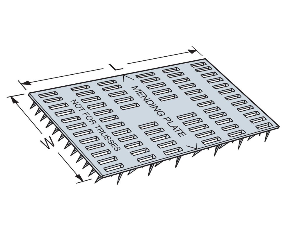 Plato dentado 3x6'' Simpson Strong-Tie.-3