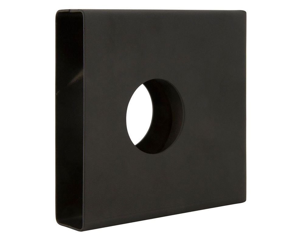 Caja metálica reja para cerradura de sobreponer negra Scanavini-0