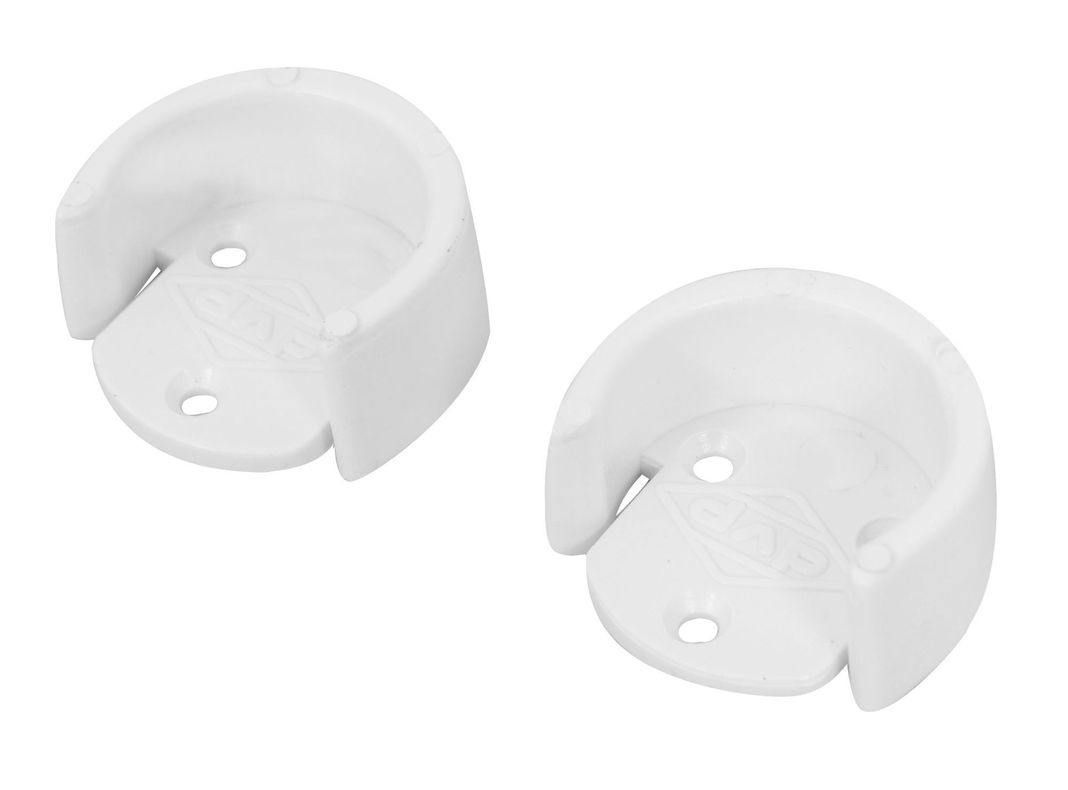 Soporte barra blanco x2 unidades Dvp-0