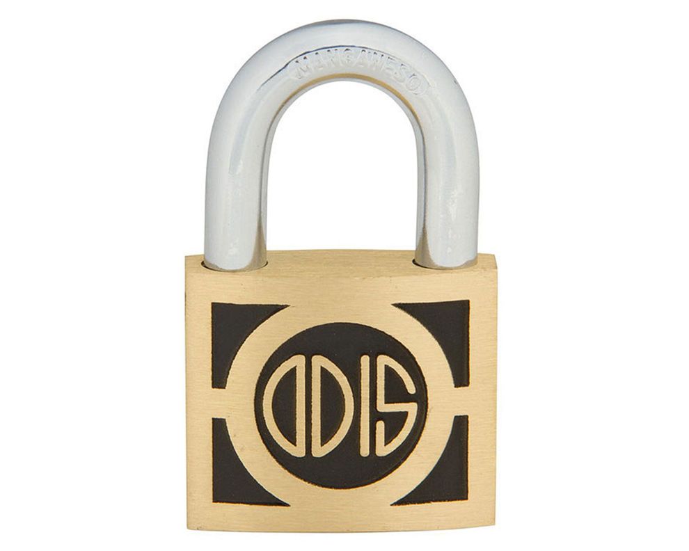Pack 3 candados medio interior/exterior bronce 40mm S300 Odis-1