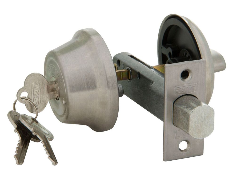 Cerrojo tubular simple 4074 plata Scanavini-0