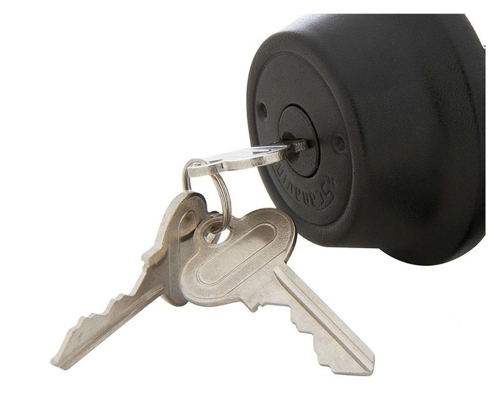Cerrojo tubular simple 6074 negro Scanavini-2