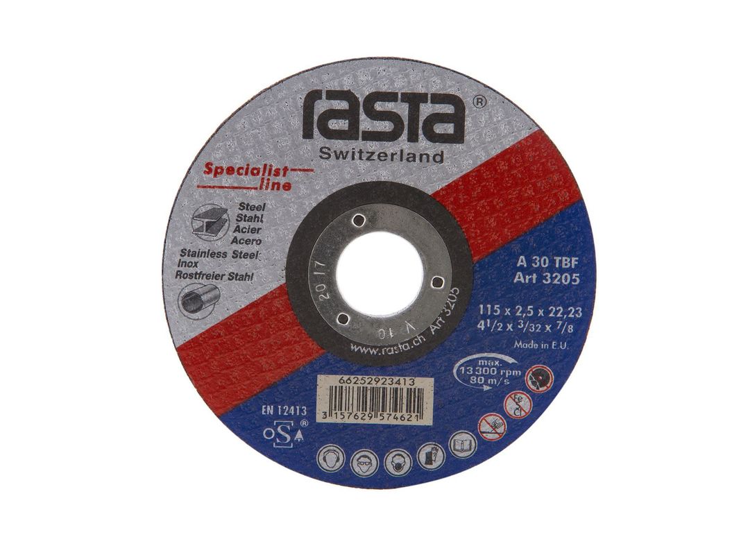 Disco corte metal 4 1/2'' Rasta-0