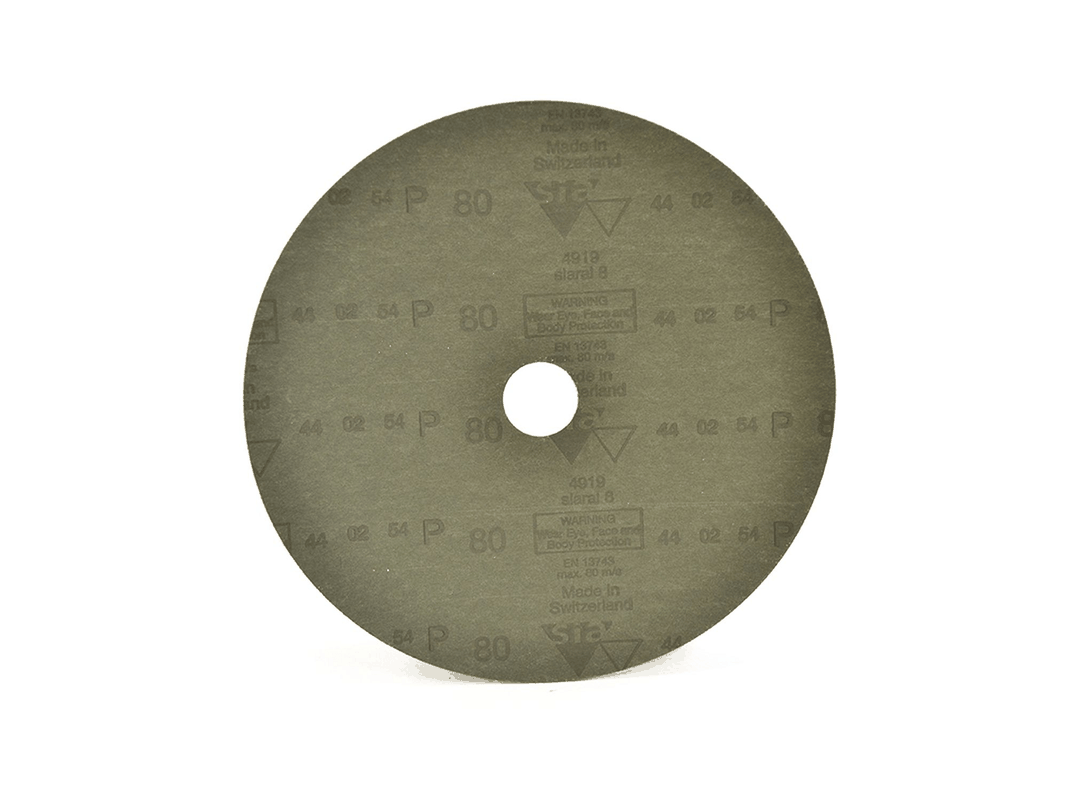 Disco fibra metal para esmeril/taladro 7'' grano 80 pack 5 unidades Isesa-0