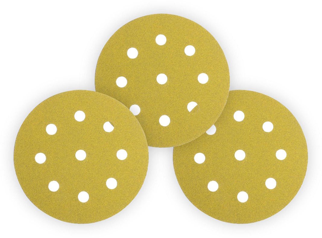 Disco de lija para lijadora 4 1/2'' grano 80 pack 3 unidades Isesa-0