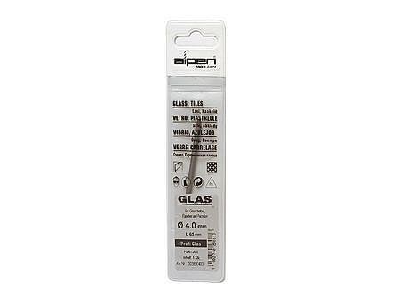 Broca para vidrio y cerámica 4 mm profi glas Isesa-0