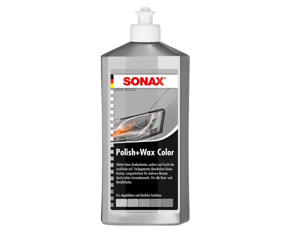 Cera auto 500 ml Polish&wax color gris Sonax-1