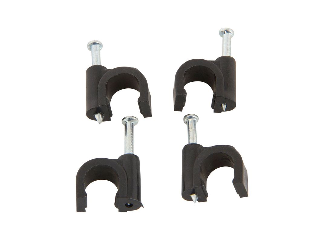 Grapas para cable coaxial color negro Macrotel-0