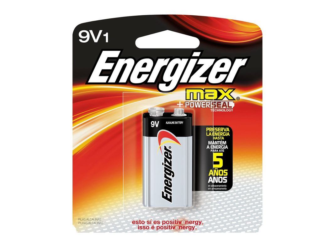 Batería alcalina 9V Max Energizer-1