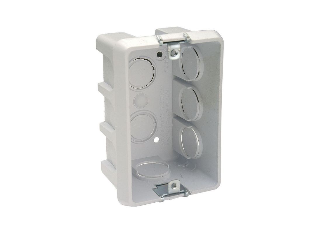 Caja para tabique 66 x 41 x 103 mm distribución oreja metálica Mec-0