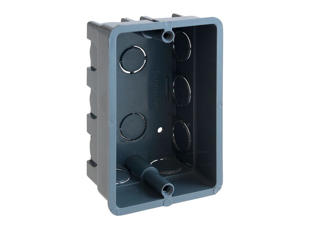Caja rectangular 64 x 41 x 100 mm derivación 12 salidas Schneider-0