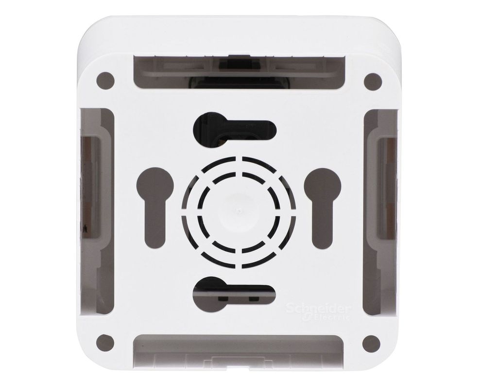 Casquete pulsador 16A Génesis blanco Schneider-2