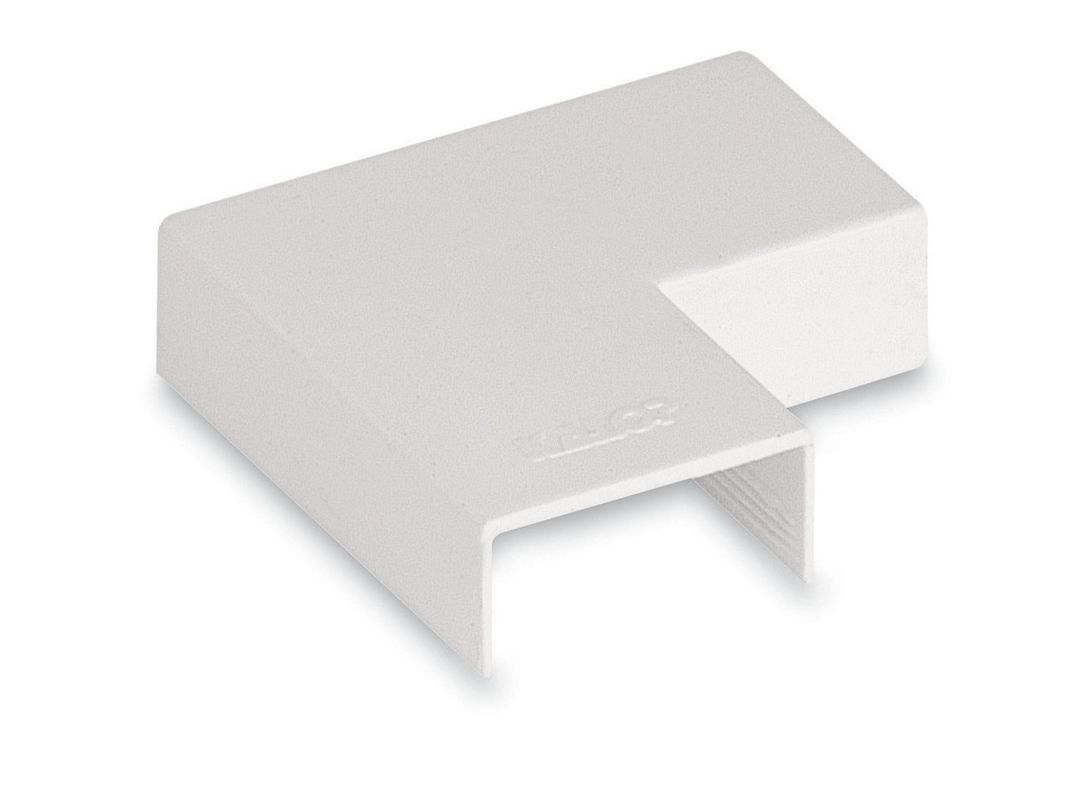 Curva plana 14 x 7 mm autoextinguible blanco Kalop-0