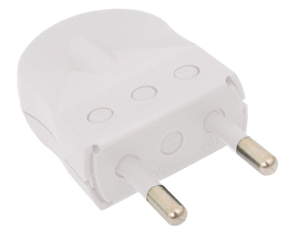 Enchufe macho convertible marfil 10 a 2 p Rema-0
