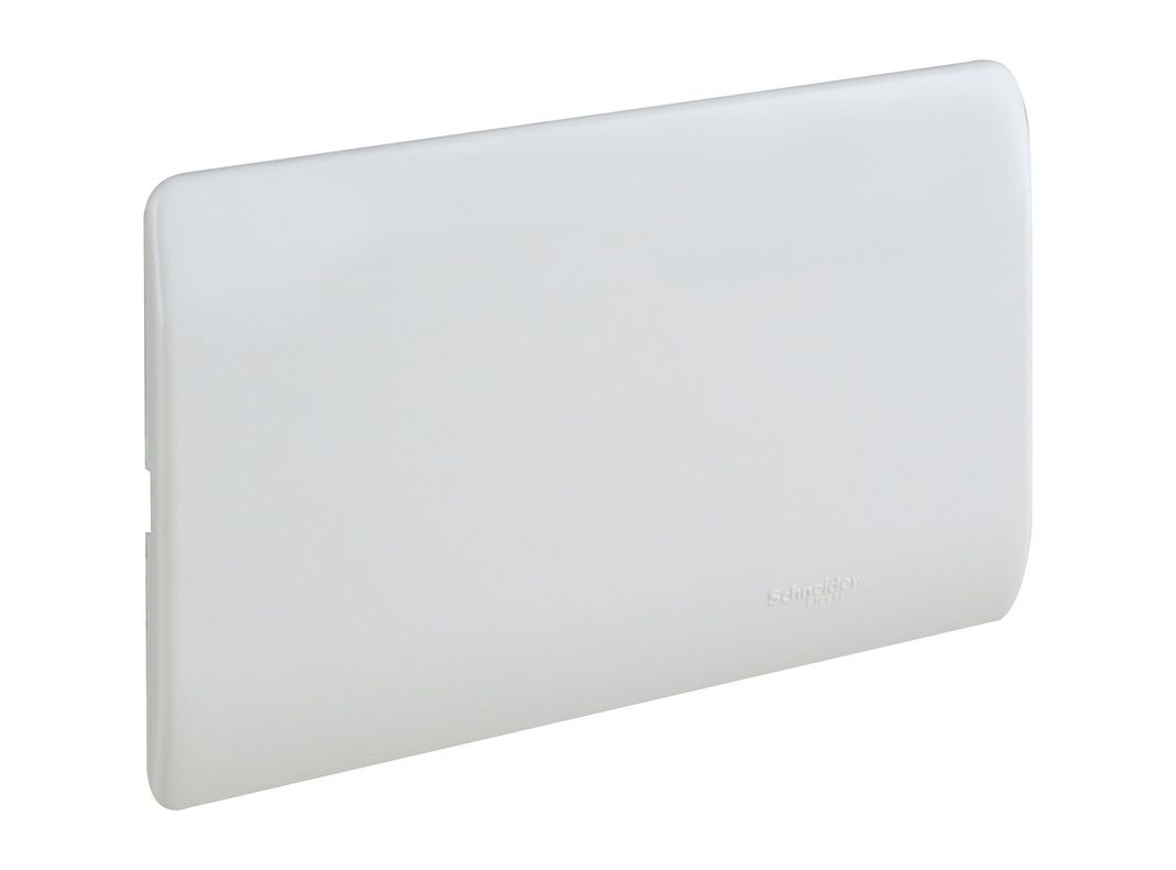 Placa ciega Génesis blanco Schneider-1