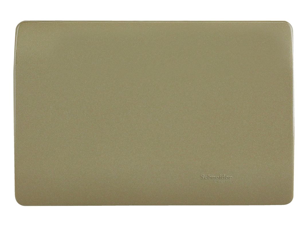 Placa ciega Génesis dorado Schneider-0