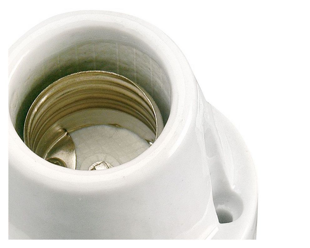 Porta lámparas porcelana blanco Rema-1