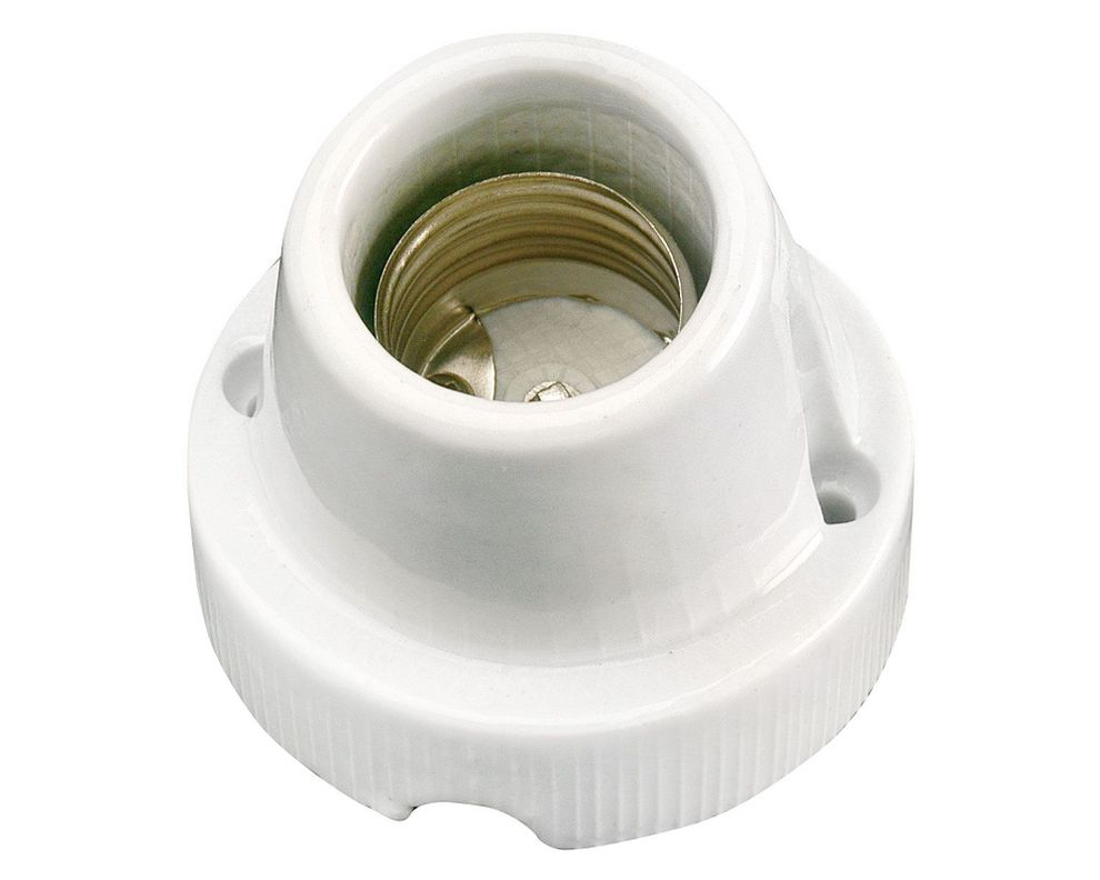 Porta lámparas porcelana blanco Rema-0