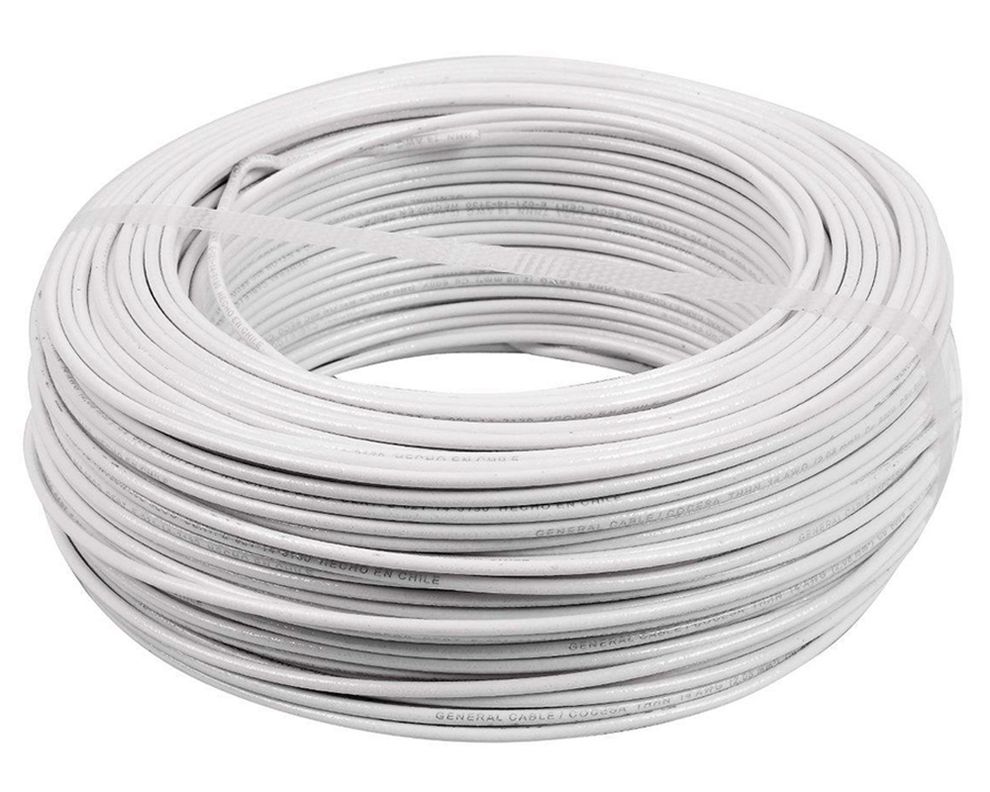 Cable THHN plus 100 m 12AWG blanco Cocesa-0