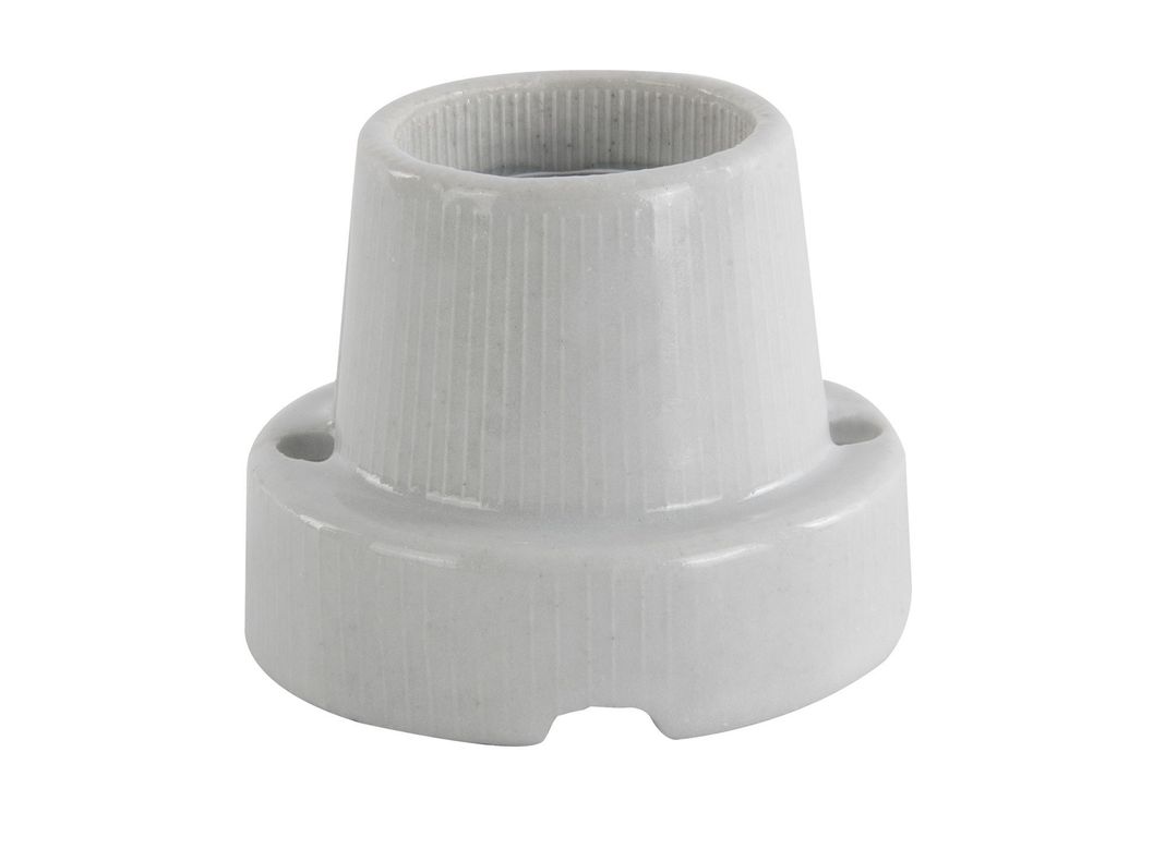 Portalámpara base recta semi rosca E27 2200w porcelana Rema-0