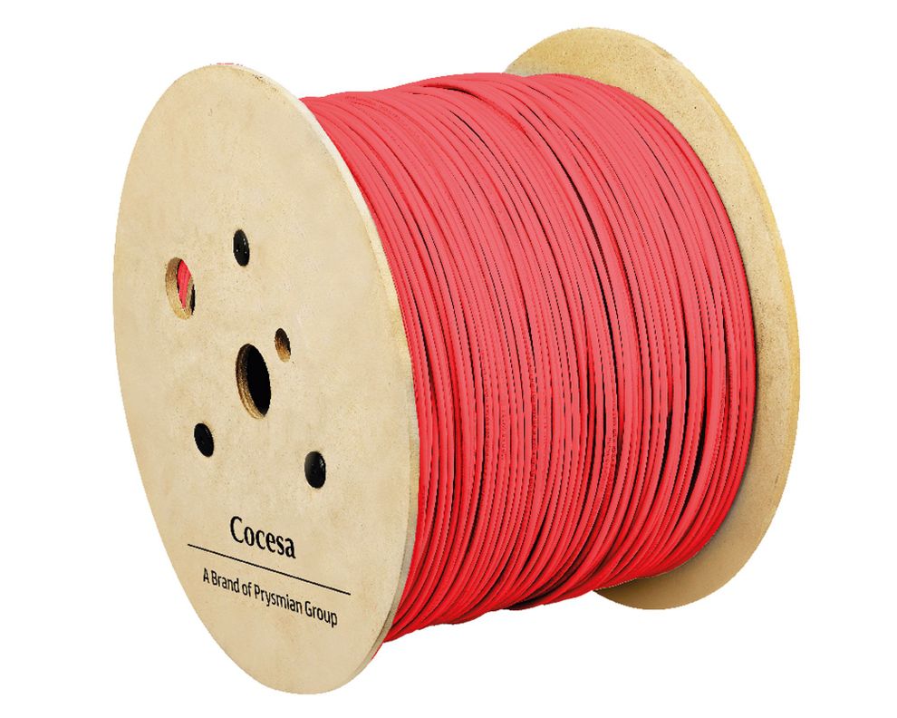 Cable thhn plus 12 awg rojo 1 metro lineal Cocesa-0
