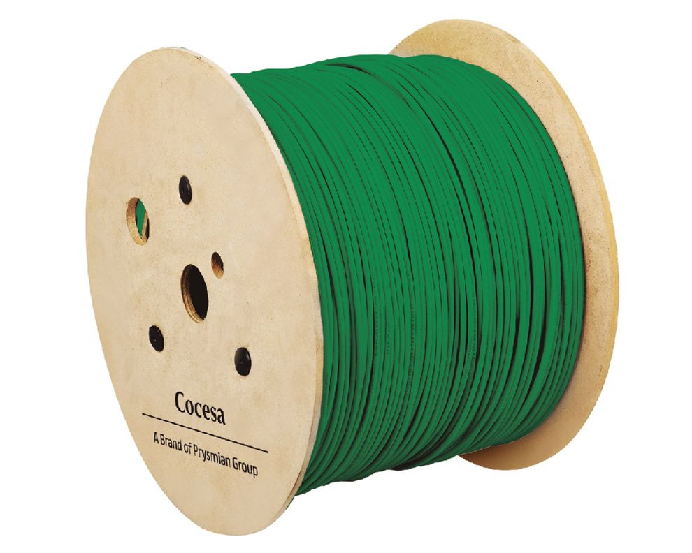 Cable thhn plus 12 awg verde 1 metro lineal Cocesa-0