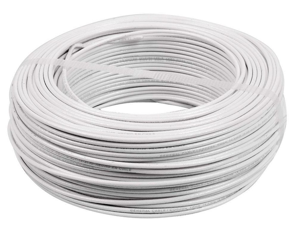 Cable THHN plus 100 m 14AWG blanco Cocesa-0