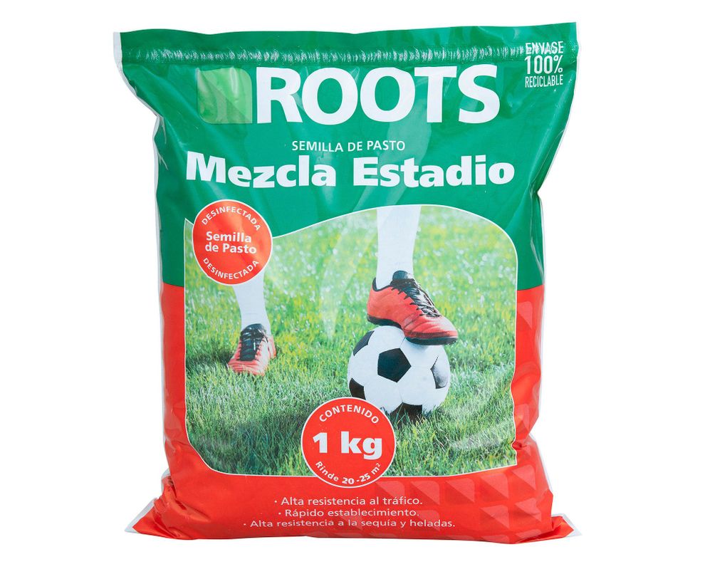 Semilla pasto estadio corriente desinfectada 1 kilo roots-0