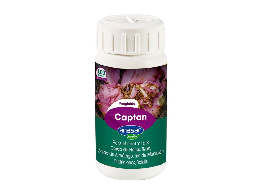 Fungicida captan polvo mojable 100g Anasac-0