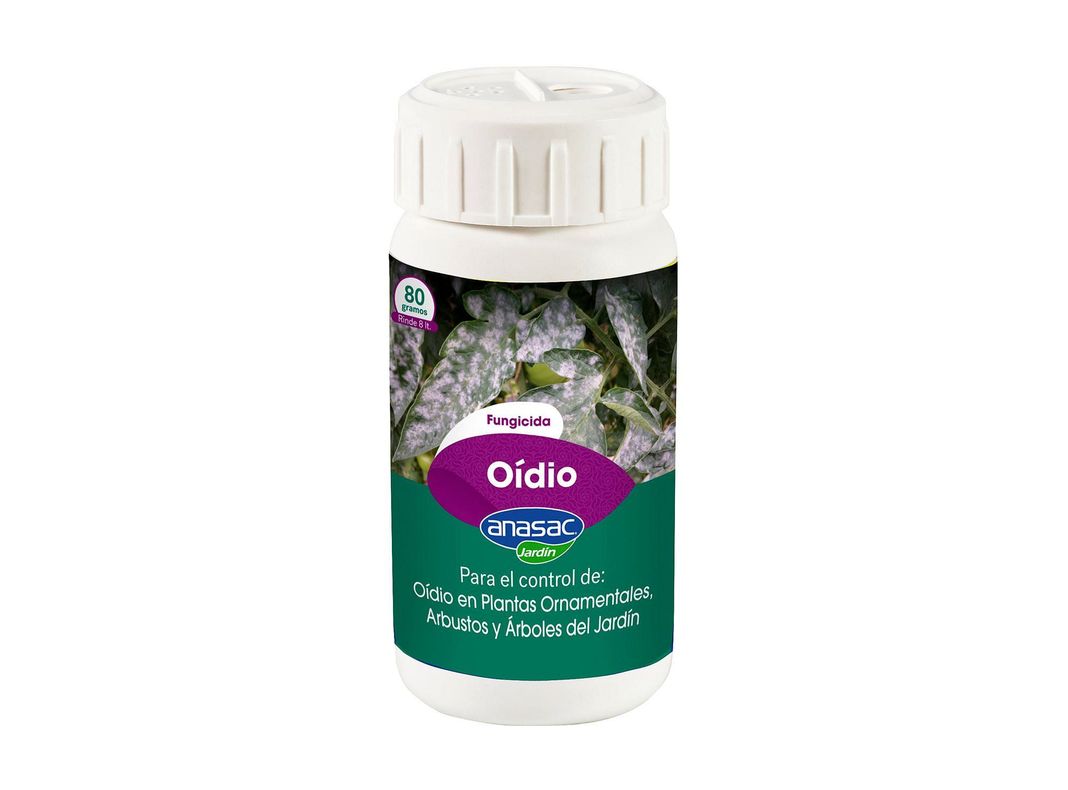 Fungicida oídio polvo mojable 80g Anasac-0