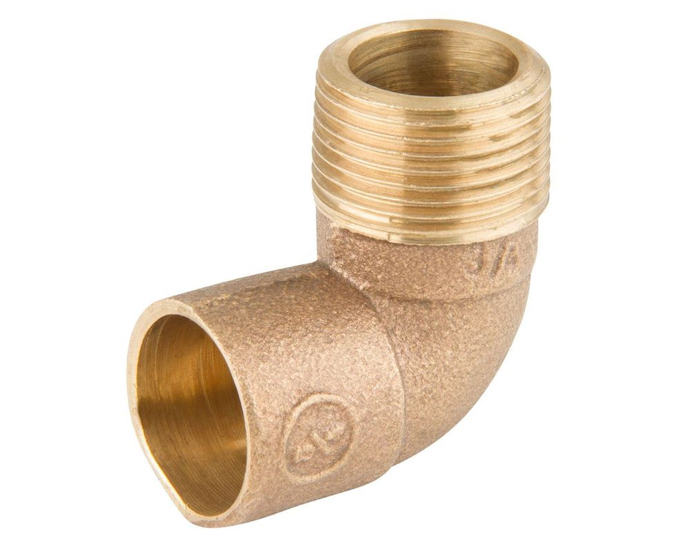 Codo de bronce 3/4 so he Nibsa-0