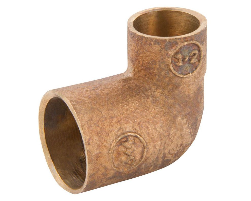 Codo de bronce 3/4 x 1/2 so so Nibsa-0