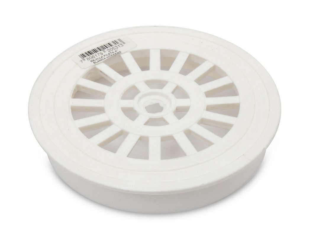 Rejilla para pileta 10 cms blanca Hoffens-1