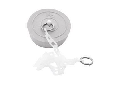 Tapón 1 5/8 con cadena Goma hogar-1