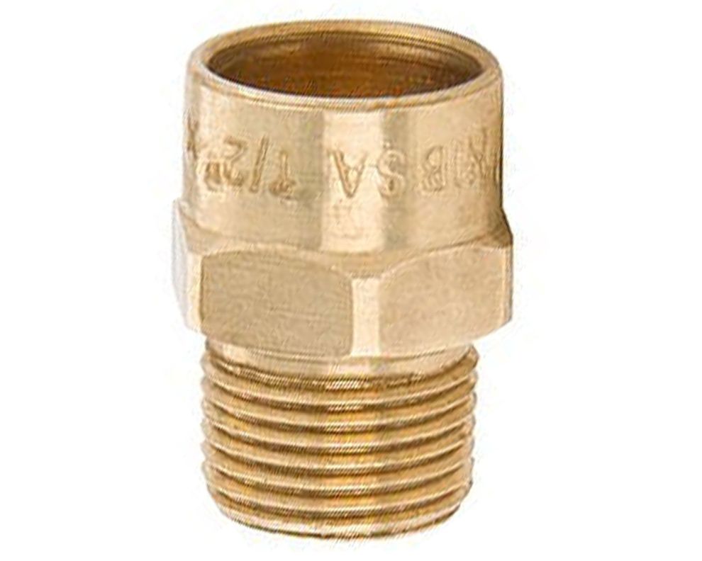 Terminal de bronce 1/2 x 3/8 so he Nibsa-0