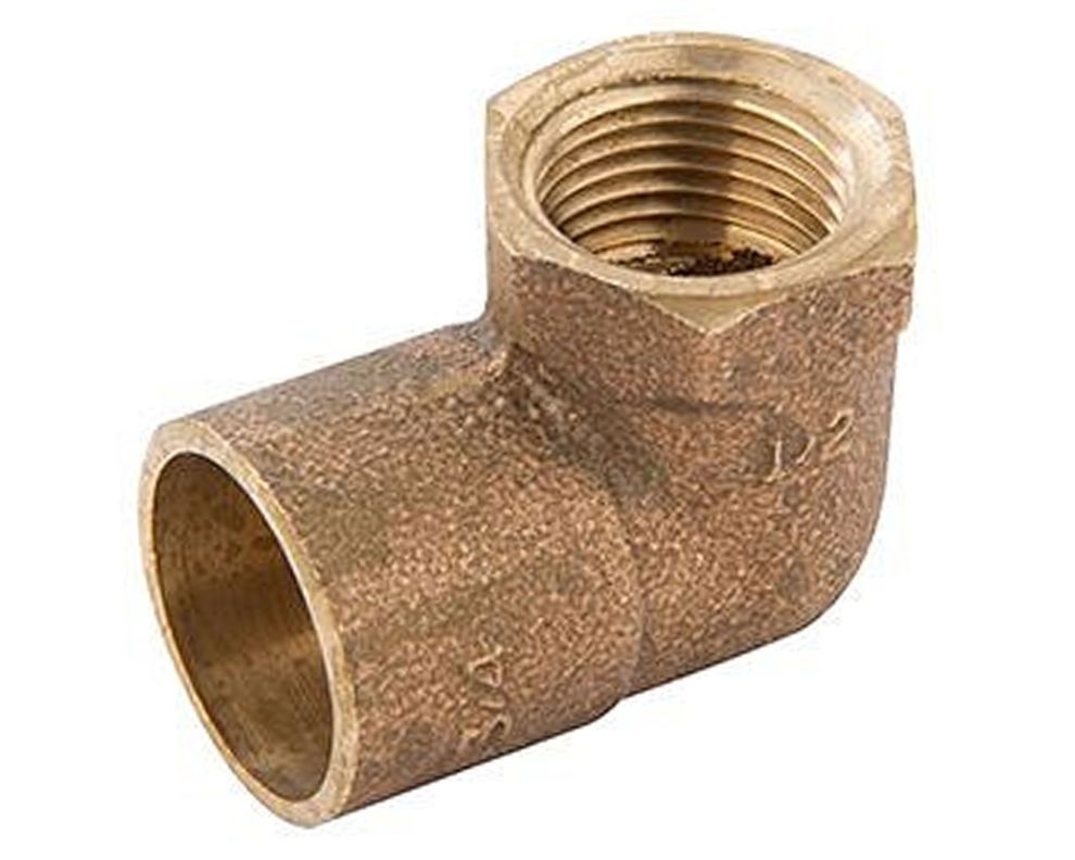 Codo de bronce 3/4 x 1/2 so hi Nibsa-0