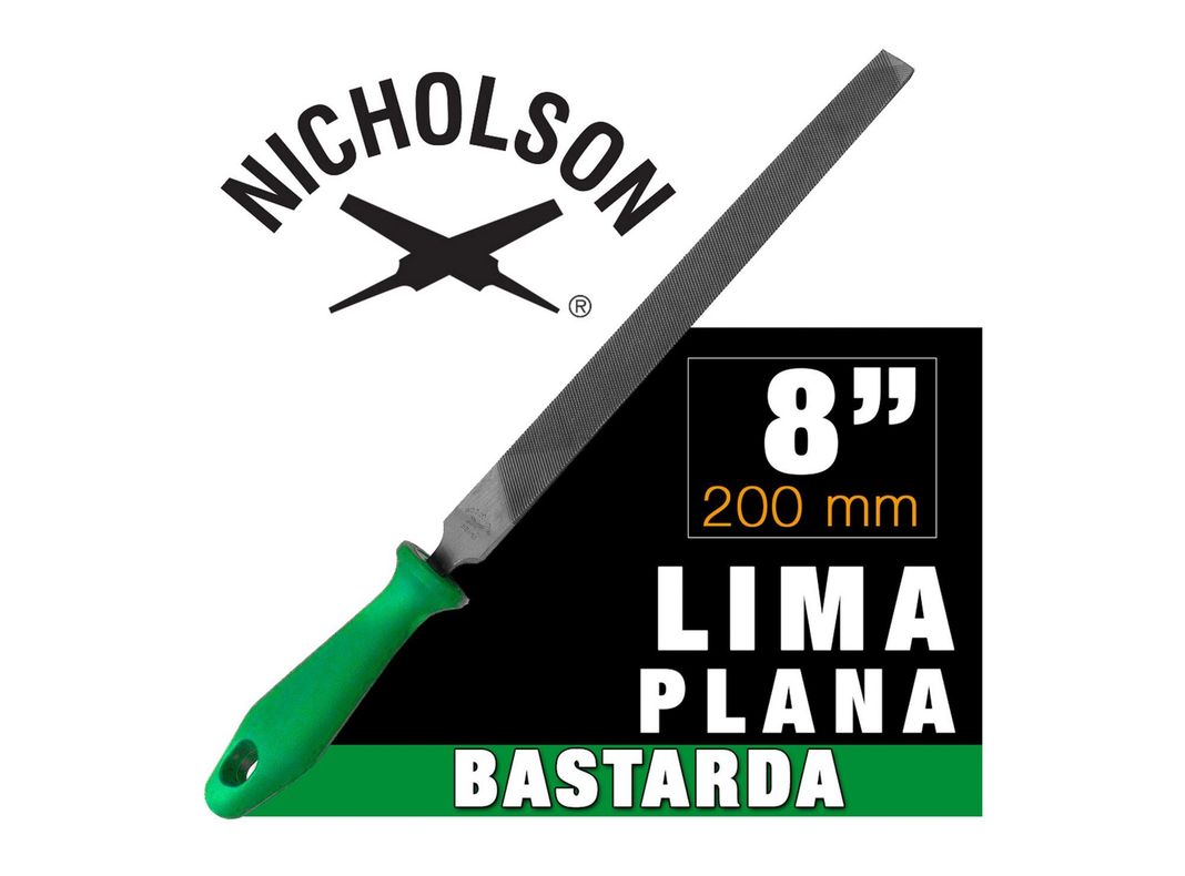 Lima para metal bastarda 8 Nicholson-1