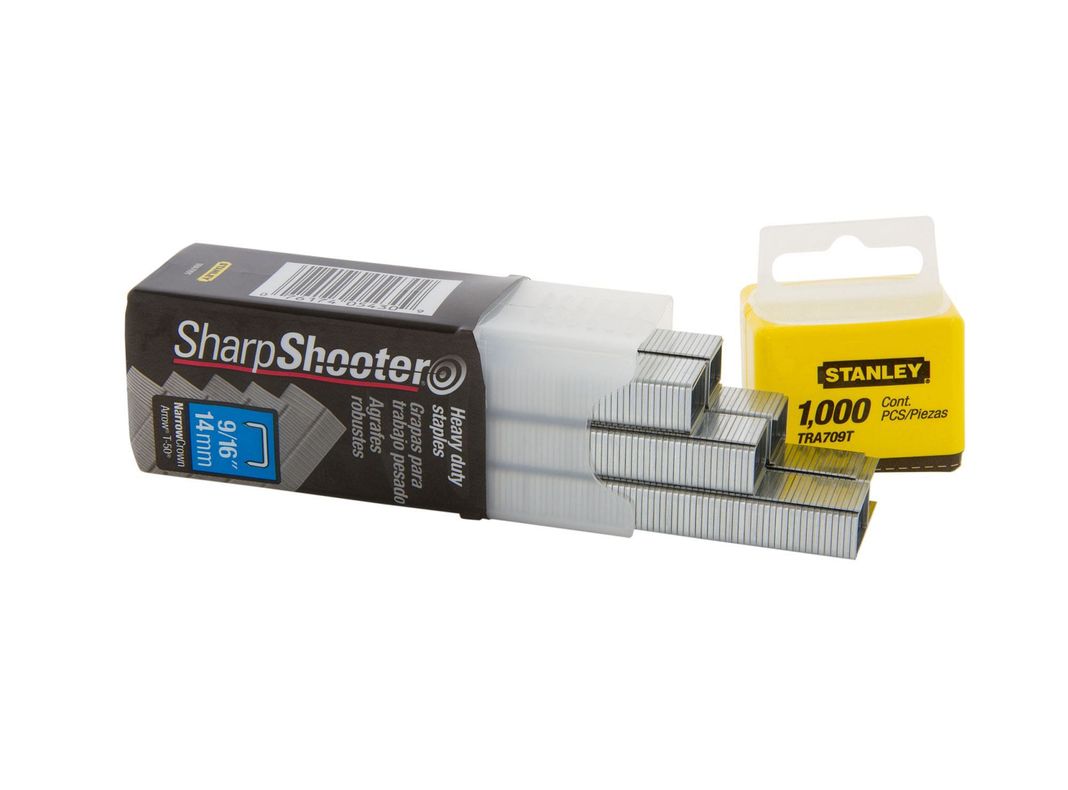 Grapas 14mm (9/16'') 1000 unidades TRA-709 Stanley-0