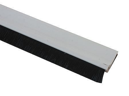 Burlete listón para puertas autoadhesivo blanco.-0