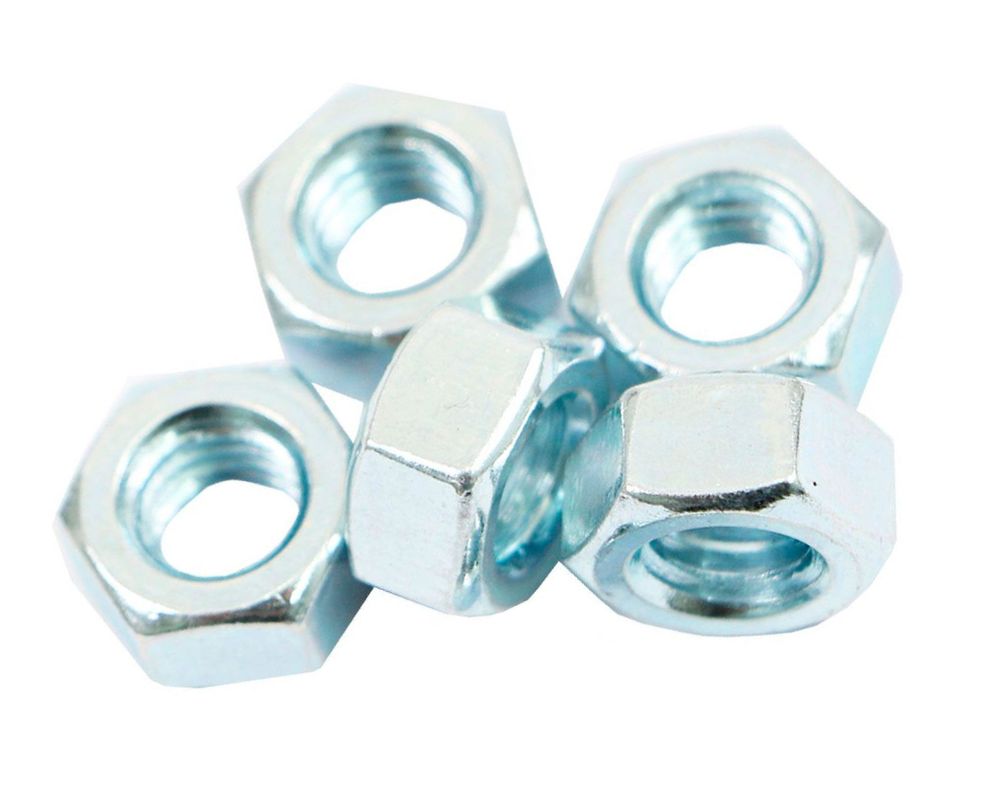 Tuerca hexagonal zincada 5/16 100 unidades Imporper-0