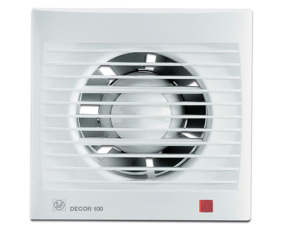 Extractor de aire Decor 100C blanco S&p