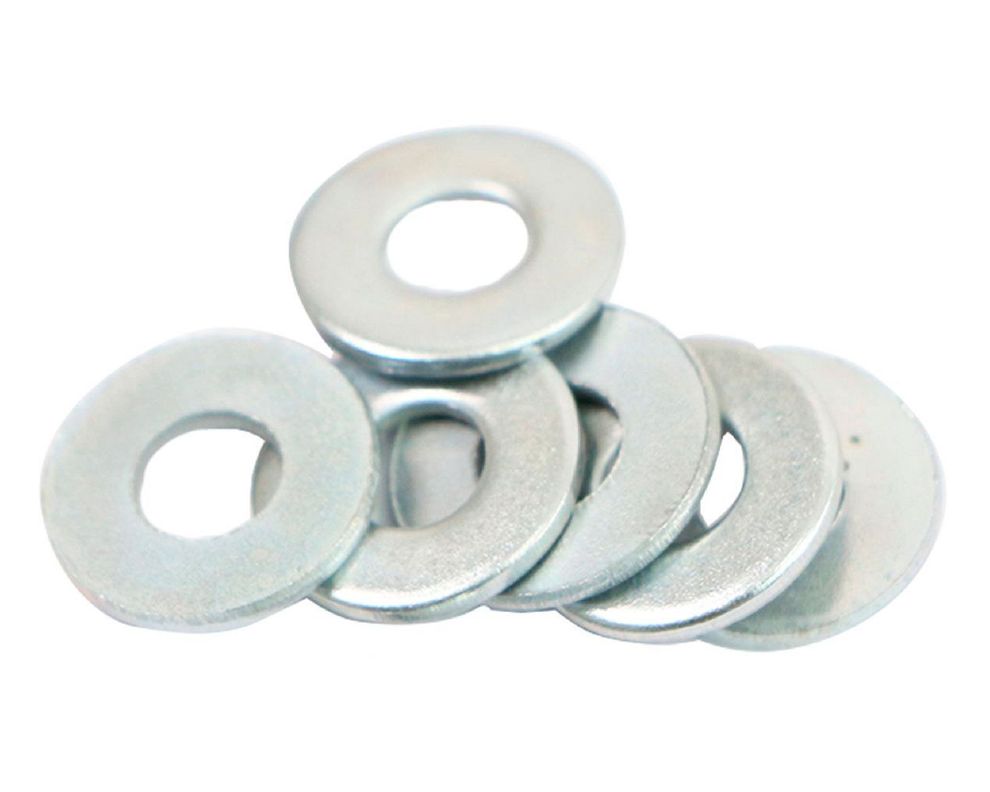 Golilla plana calibrada 3/8'' zincada 100 unidades Imporper-0