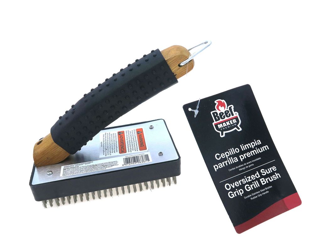 Cepillo para parrilla Premium corto Beef Maker-1
