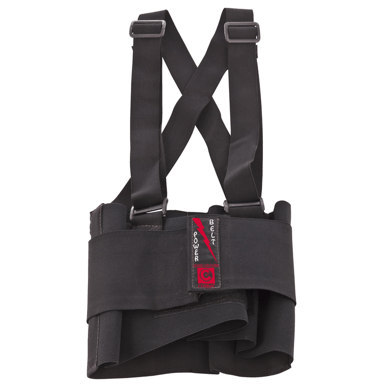 Faja apoyo lumbar con cinta reflectante talla M negro Garmendia-0