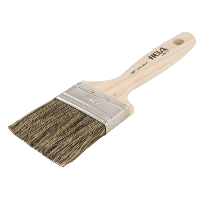 Brocha 2 1/2'' plana cerda gris hela-0