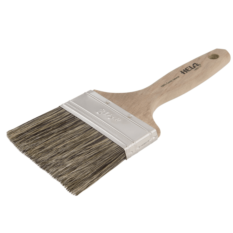 Brocha 3 1/2'' plana cerda gris hela-0