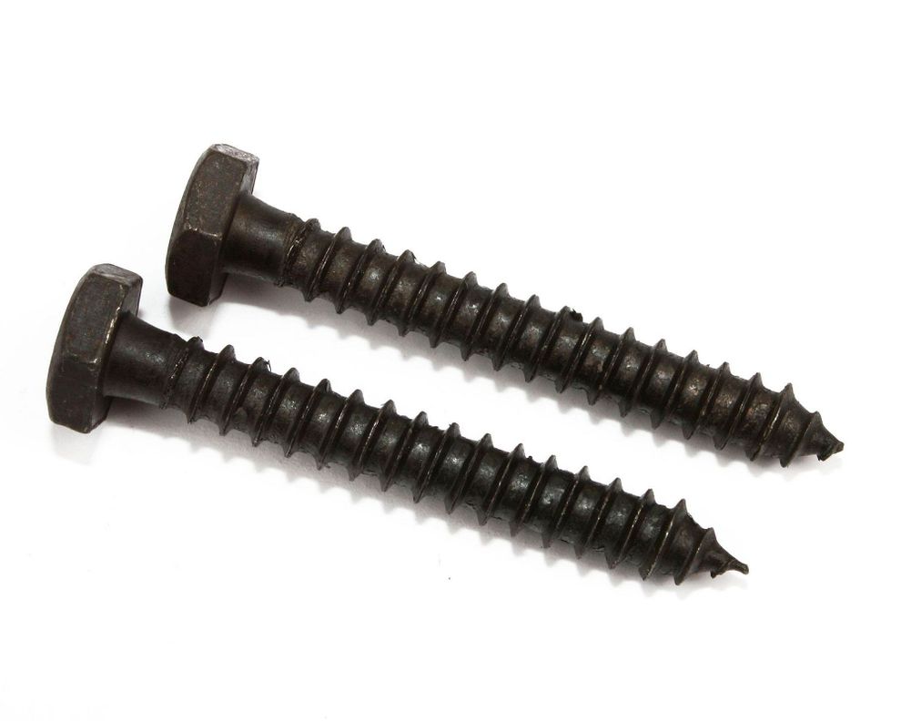 Tornillo Tirafondo 1/4 x 2'' pavonado Imporper-0
